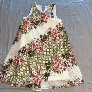 Cute Floral maxi tunic /dress size extra small